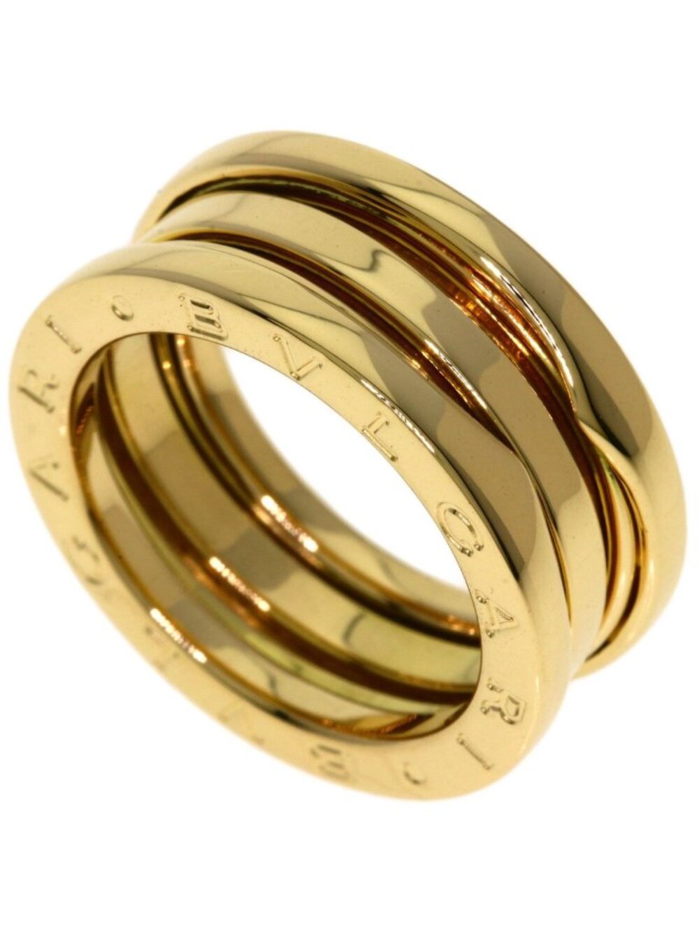 Bvlgari B.zero1 Band 50 Ring 18k Yellow Gold